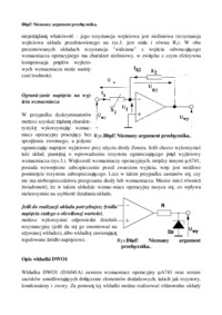 Wzmacniacz operacyjny - zastosowania nieliniowe
