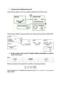 Modulacja FM - Obliczenie indeksów modulacji 