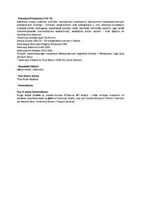 Nowożytność -  MALARSTWO FRANCUSKIE XVI WIEKU