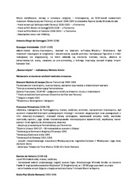 Manieryzm w malarstwie włoskim 