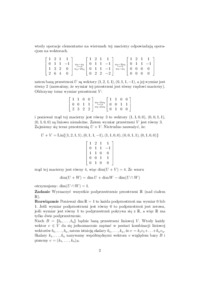 Przestrzenie i przekształcenia liniowe