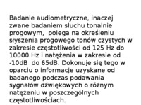 Badanie audiometryczne, próg słyszalności, próg bólu