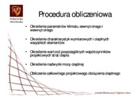 Obliczenie projektowego obciążenia cieplnego
