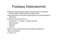 Półprzewodniki - ładunek elektryczny