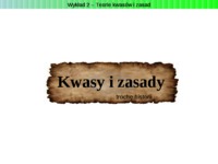 Teorie kwasów i zasad