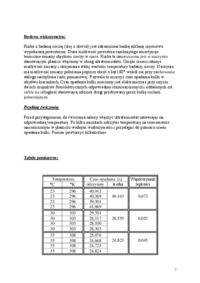 Badanie współczynnika lepkości za pomocą wiskozymetru