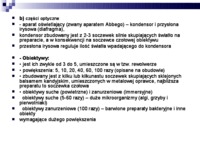 Budowa mikroskopu optycznego