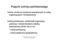 Zasady naczelne ustroju RP