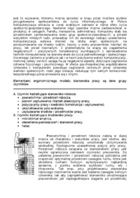 Projekt stanowiska komputerowego