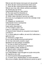 Paremie łacińskie - prawo rzymskie