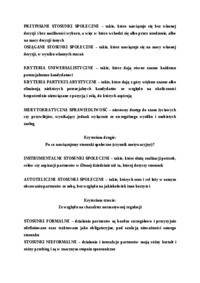 Stosunki społeczne i organizacje 