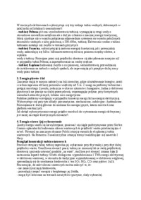 Odnawialne źródła energii - Energia wody