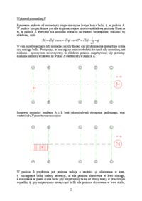 Belka jednoprzęsłowa z dwoma wspornikami