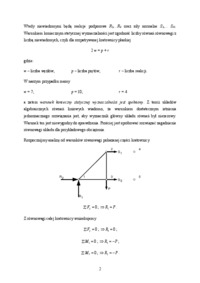 Kratownica płaska przykład 3