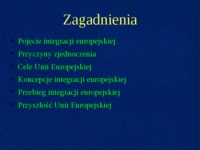 Integracja europejska - prezentacja