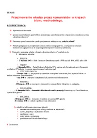 Przejmowanie władzy przez komunistów