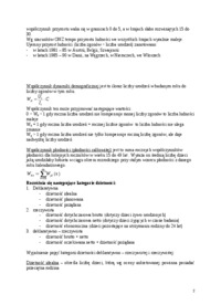 Demografia wykład 10