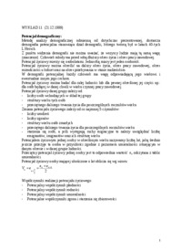 Demografia wykład 11