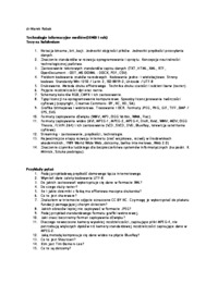 technologie-informacyjne-mediow-tezy-na-kolokwium