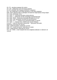 skróty klawiaturowe 1