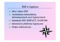 Wykład 9 EDI w logistyce