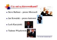 Podstawy zarządzania - wykład 7