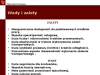 Transport - pojęcie infrastruktury