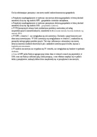 Cechy odróżniające pieniężny i rzeczowy model makroekonomiczny gospodarki