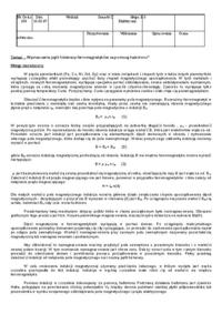 Sprawozdanie: wyznaczanie pętli histerezy ferromagnetyków za pomocą halotronu