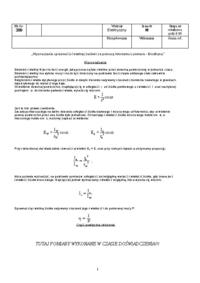 Sprawozdanie: wyznaczanie sprawności świetlnej żarówki za pomocą fotometru Lummera - Brodhuna
