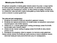 Obwody rozgałęzione. Prawa Kirchhoffa