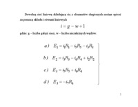 Metoda prądów obwodowych - Układ równań