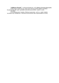 Proces podejmowania decyzji