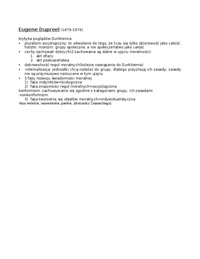 Socjologia moralności - wykład 3