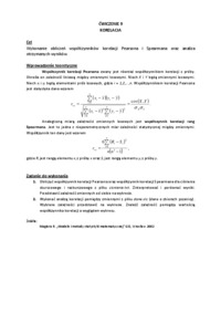 Wprowadzenie do statystyki - ćwiczenie 9
