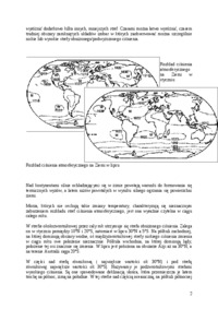 Rozkład ciśnienia atmosferycznego na kuli ziemskiej