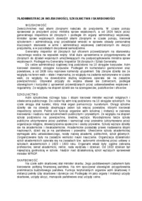 Administracja wojskowości, szkolnictwa i skarbowości