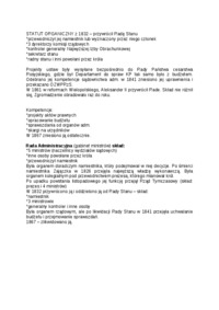 Rada Stanu, Księstwo Warszawskie