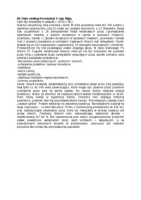 Sejm według Konstytucji 3- ego Maja