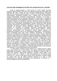 Szkolenie prawników w trybie specjalnym