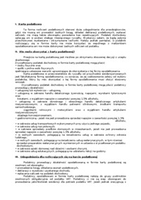 Karta podatkowa 1 - Wysokość stawek podatkowych