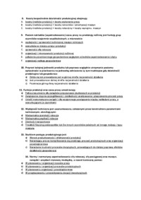 Ekonomika i ogranizacja produkcji - test z zajec