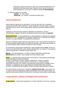 Omówienie organów państwa