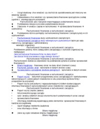 Podstawy rachunkowości - wykłady