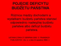 Deficyt budżetowy