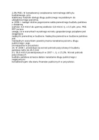 Opinia Rady Polityki Pieniężnej do projektu Ustawy budżetowej na rok 2008