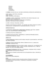 INSTYTUCJE I ORGANIZACJE