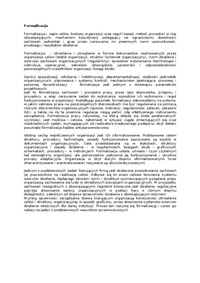 Formalizacja - wykład