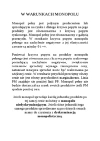 Model monopolu pełnego 