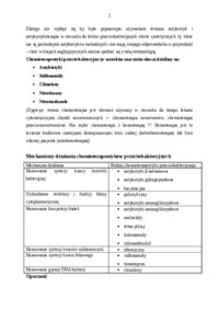 Chemioterapeutyki przeciwdrobnoustrojowe